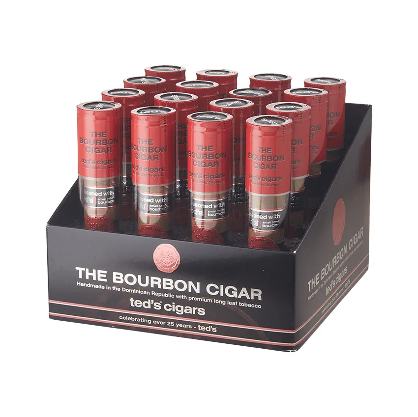 Ted's Bourbon 5x62 Torpedo Natural | Torpedo | Box of 16