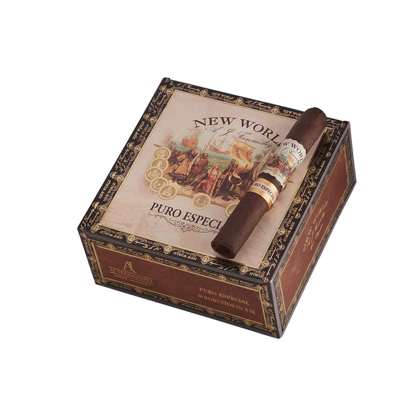 AJF New World Puro Robusto Natural | Robusto | Box of 20