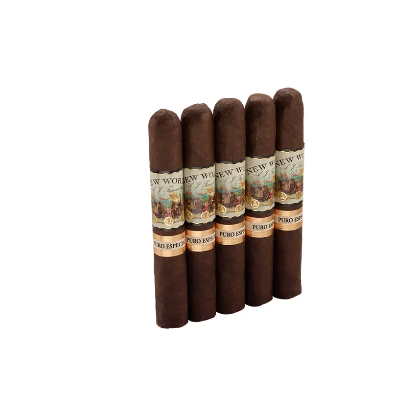 AJF New World Puro Robusto Natural | Robusto | Pack of 5