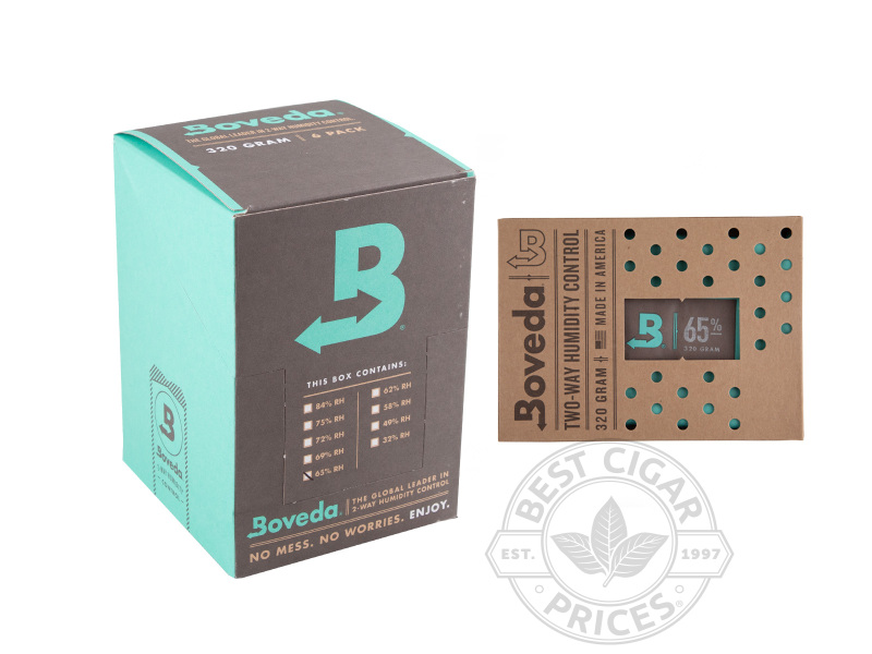 Boveda Humidipak 320 Gram - 65% Relative Humidity - Pack Of 6 - Box of 20