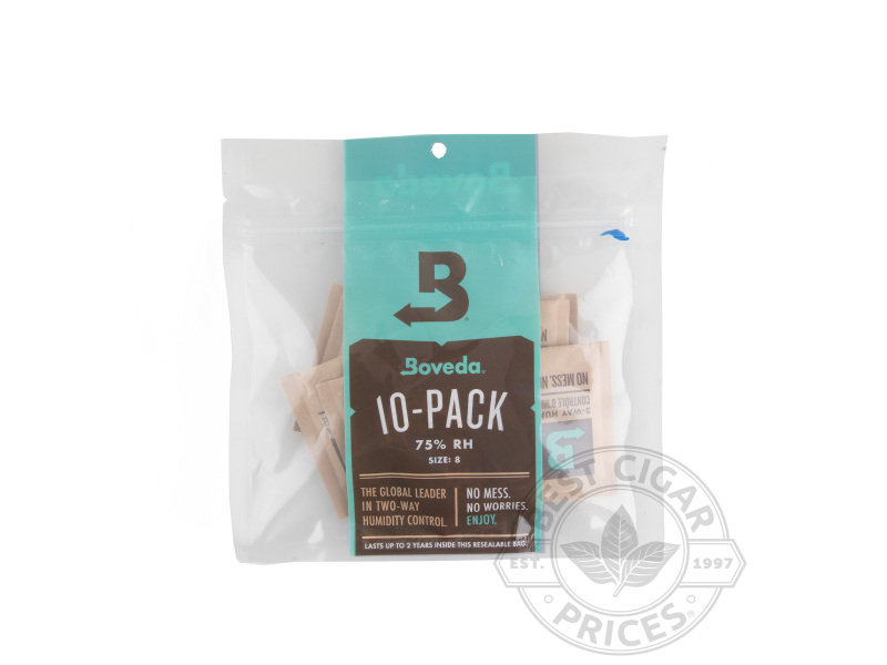 Boveda Humidipak 8 Gram - 75% Relative Humidity - Pack Of 10 - Box of 20