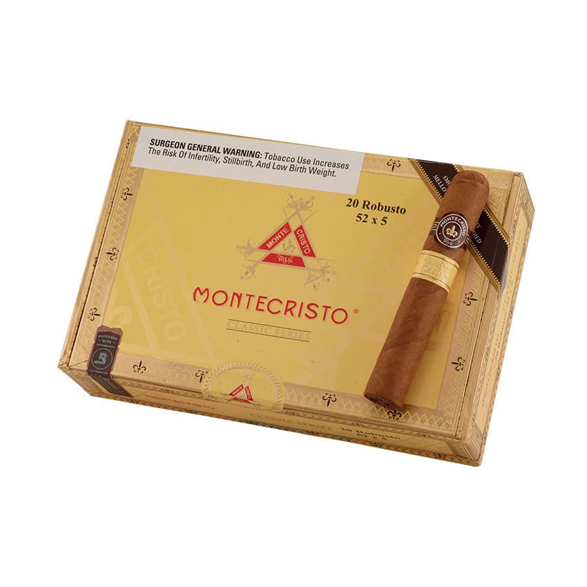 Montecristo Classic Robusto Natural | Robusto | Box of 20