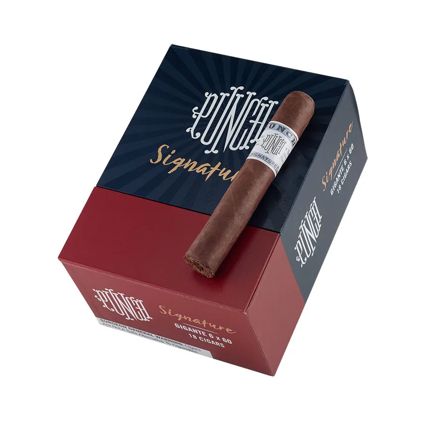 Punch Signature Gigante Natural | Toro | Box of 18