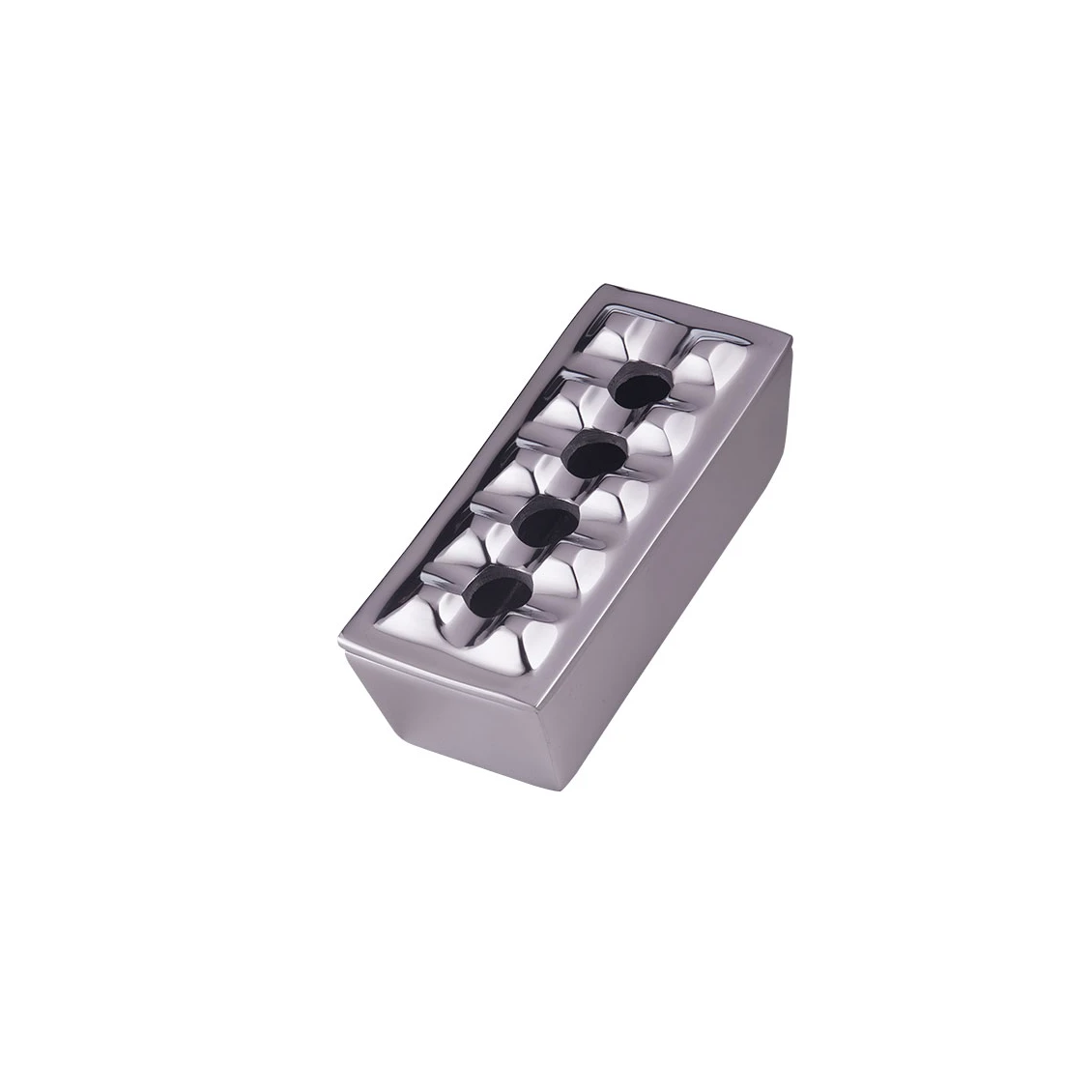 Polished Metal Rectangular Ashtray