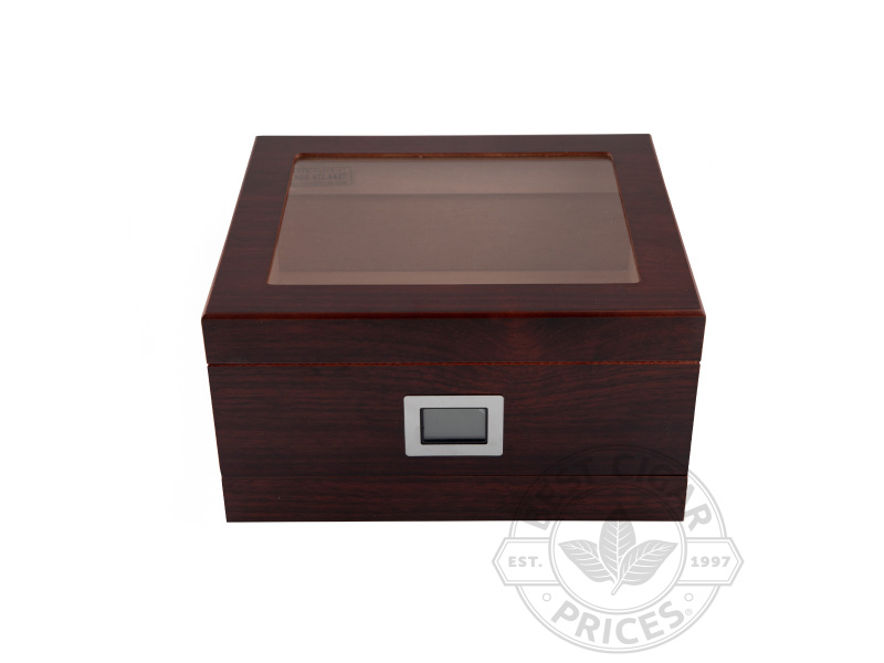 Chalet Glasstop Humidor With Drawer - Box of 20