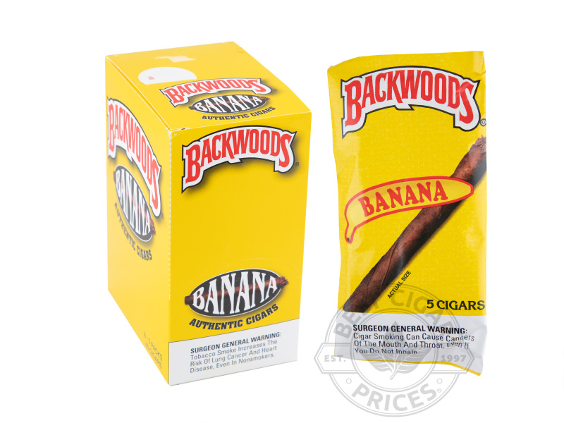 Backwoods Banana Pack Of 40 - Carton - 40 Total Cigars