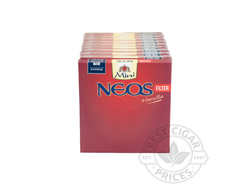 Neos Red Selection Cigarillos 2x Deal - Small Packs: 100 Cigarillos