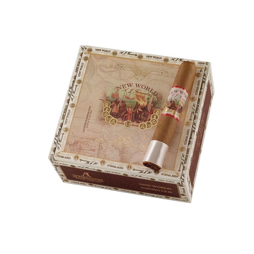 New World Connecticut by AJF Robusto Natural | Robusto | Box of 20