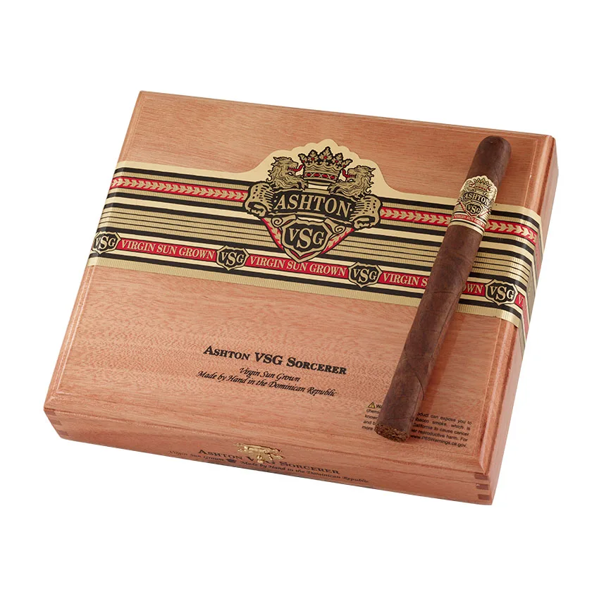 Ashton Virgin Sun Grown Sorcerer Natural | Churchill | Box of 24