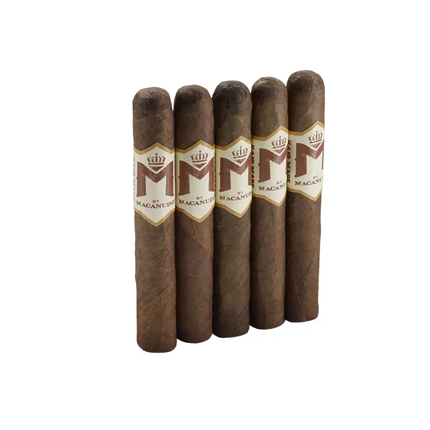 M By Macanudo Vanilla Bourbon Robusto Natural | Robusto | Pack of 5