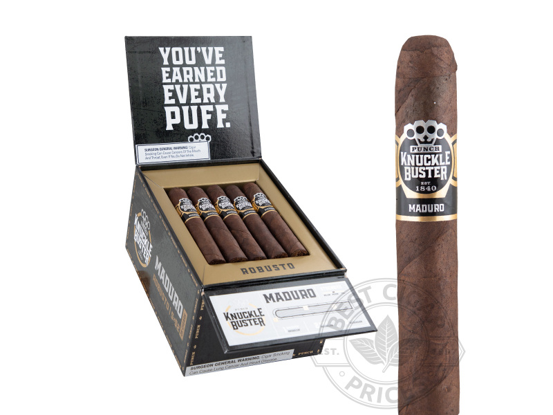 Punch Knuckle Buster Robusto Maduro - 25 Cigars