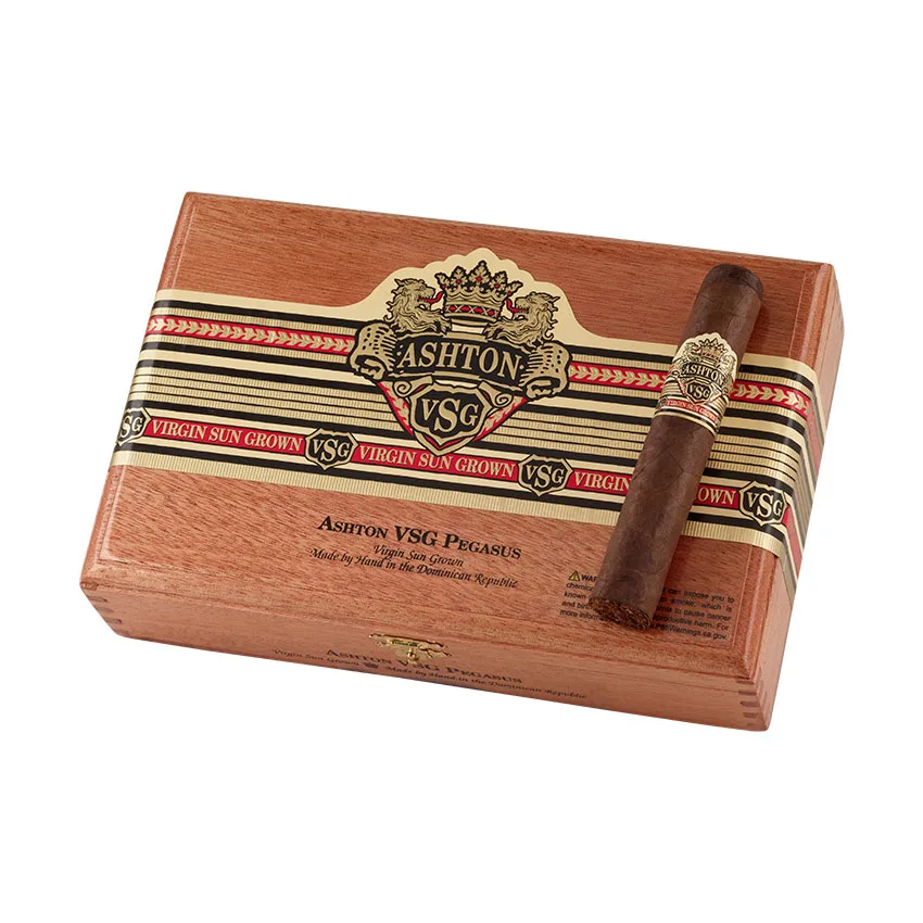 Ashton Virgin Sun Grown Pegasus Natural | Robusto | Box of 20