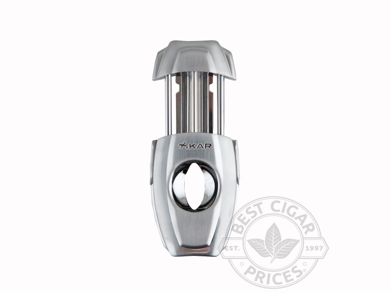 Xikar Vx2 V-Cigar Cutter- Brushed Chrome - Box of 20