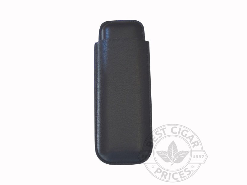 Big Easy Two-Cigar Leather Case - Black - Box of 20