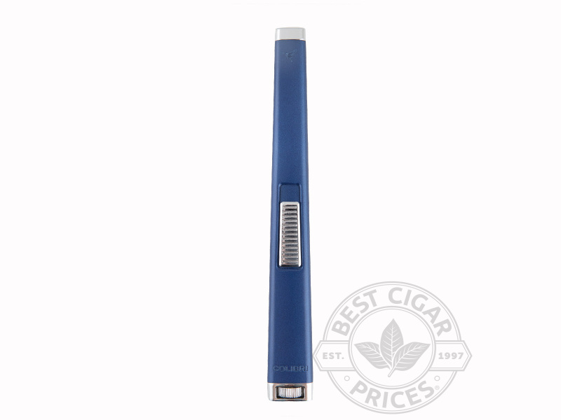 Colibri Aura Flat Flame Lighter Blue & Chrome - Box of 20