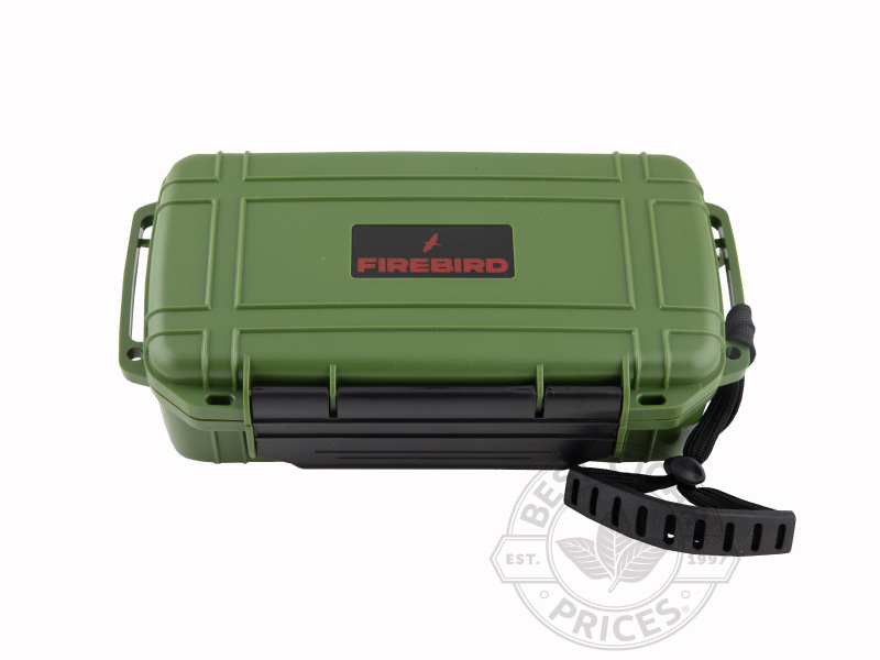 Green 10 Cigar Travel Case By Firebird - Box of 20