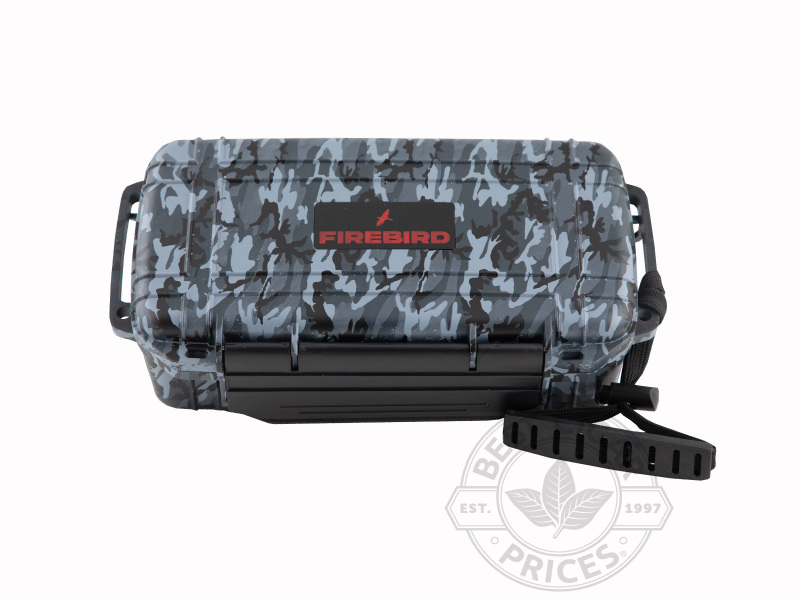 Black Camo 10 Cigar Travel Humidor By Firebird - Box of 20