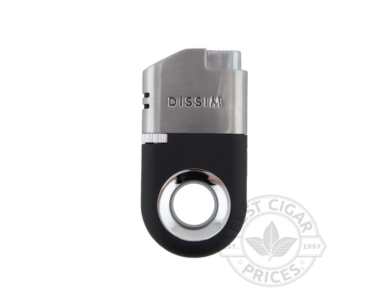 Dissim Inverted Dual Torch Lighter- Silver - Box of 20