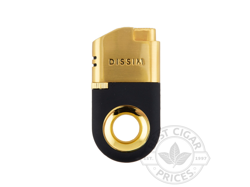 Dissim Inverted Dual Torch Lighter- Gold - Box of 20