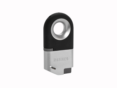 Dissim Inverted Soft Flame Lighter- Silver - Box of 20