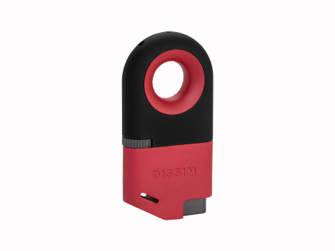 Dissim Inverted Soft Flame Lighter- Red - Box of 20