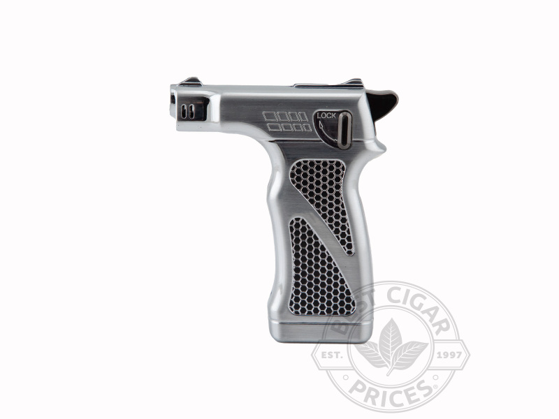Dissim Hammer Soft Flame Precision Lighter- Silver - Box of 20