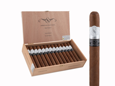 Sencillo Platinum Double Robusto - 25 Cigars