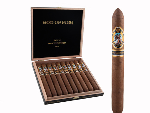 God Of Fire Serie Aniversario 54 - 10 Cigars