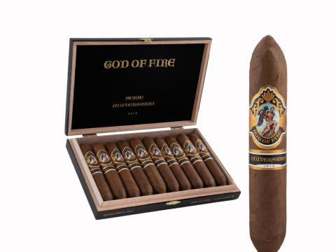 God Of Fire Serie Aniversario 60 - 10 Cigars