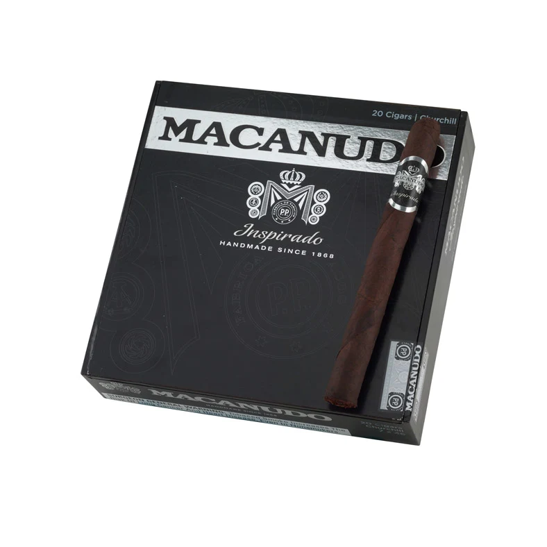 Macanudo Inspirado Blk Churchi Maduro | Churchill | Box of 20