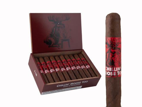Chillin' Moose Too Robusto Maduro - 20 Cigars