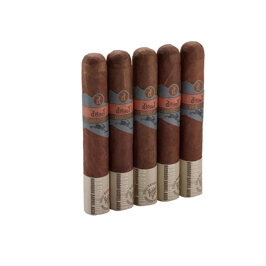 Diesel Whiskey Row Gigante Natural | Gordo | Pack of 5