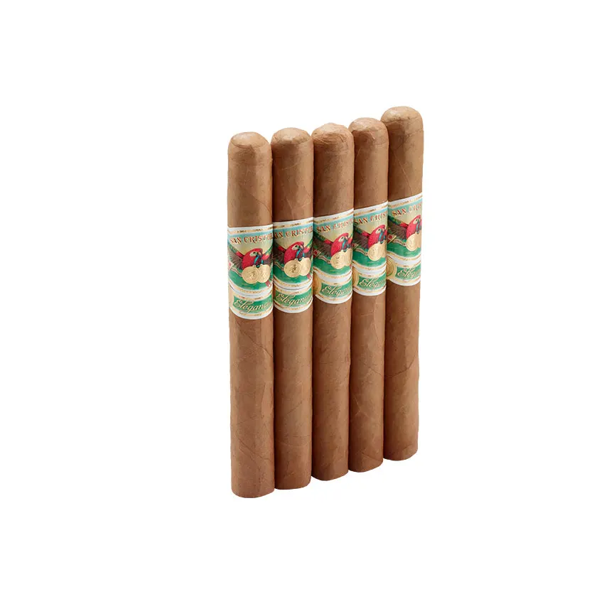 San Cristobal Elegancia Churchill Natural | Churchill | Pack of 5