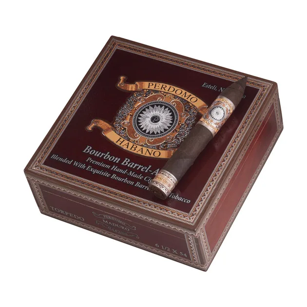Perdomo Habano Barrel Aged Torpedo Maduro | Torpedo | Box of 24