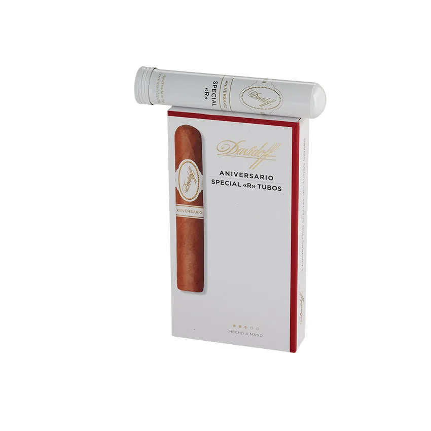 Davidoff Aniversario Special 'R' Tubos Natural | Robusto | Pack of 3