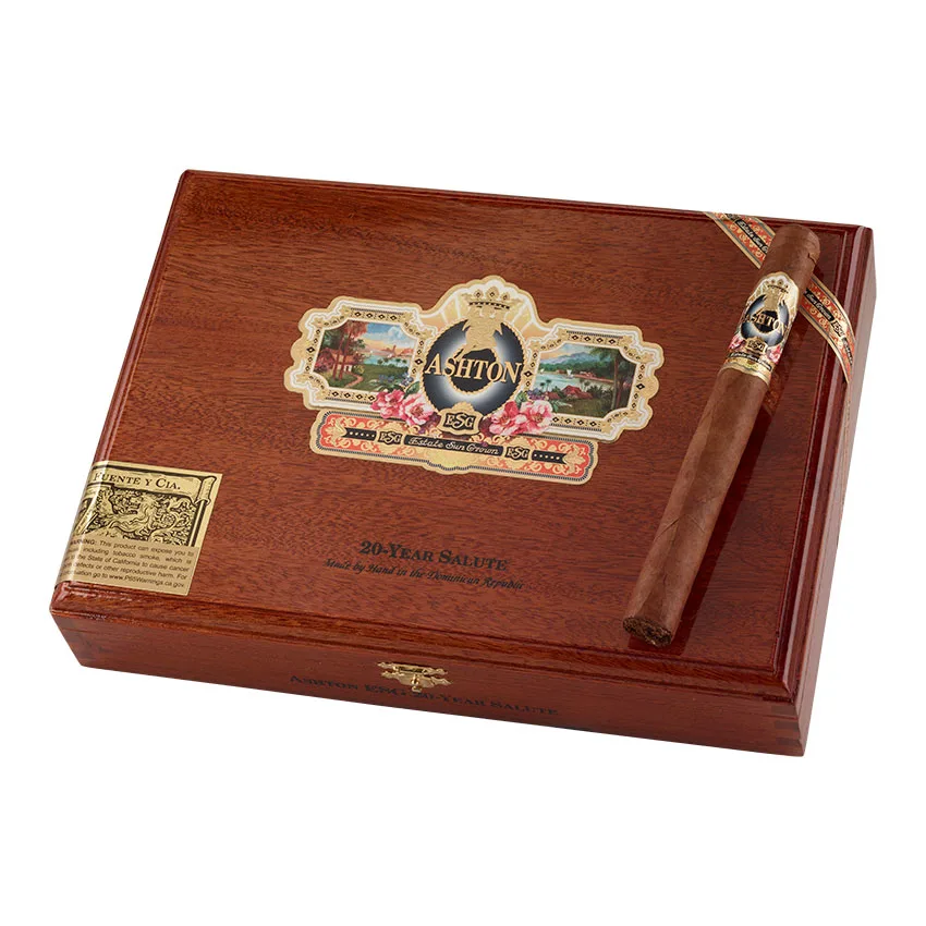 Ashton Estate Sun Grown 20 Year Salute Natural | Churchill | Box of 25