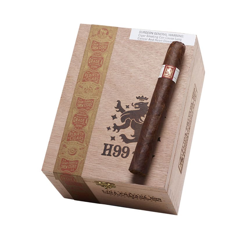 Drew Estate Liga Privada Connecticut H99 Corona Doble Natural | Double Corona | Box of 24