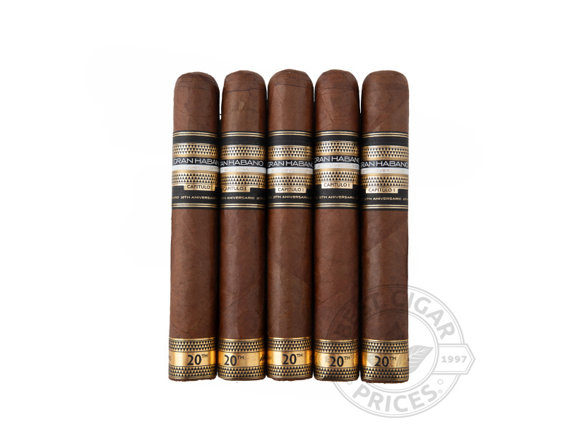 Gran Habano XX Aniversario Edicion Limitada El Triunfo - 5 Cigars