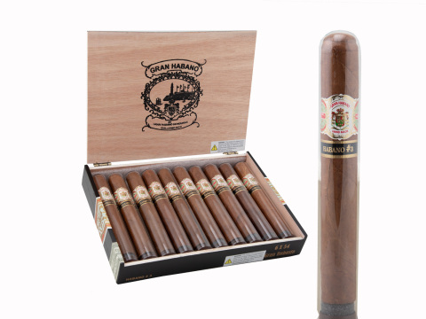 Gran Habano Gran Robusto #3 Habano Tubo - 10 Cigars