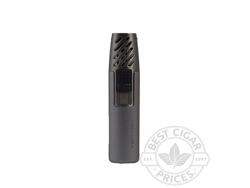Vertigo Gnome Single Action Torch Flame Lighter - Gunmetal - Box of 20