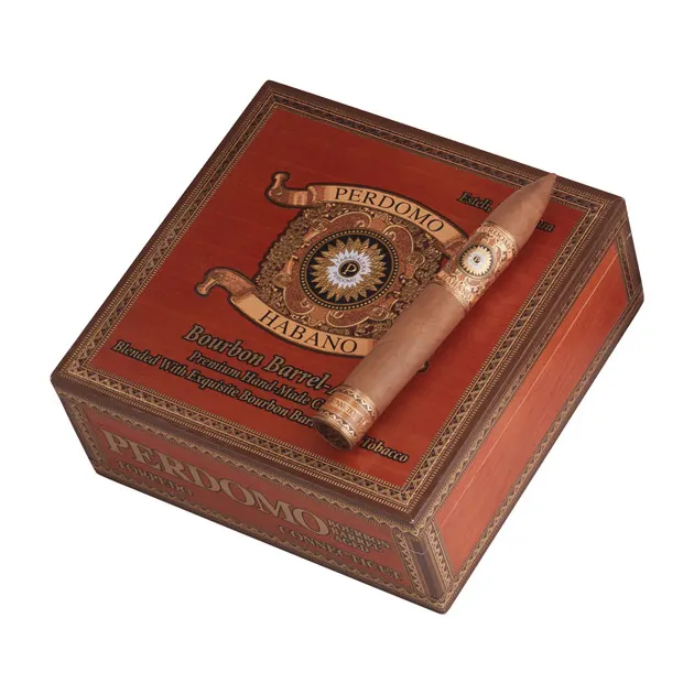 Perdomo Habano Connecticut Barrel Aged Torpedo Natural | Torpedo | Box of 24