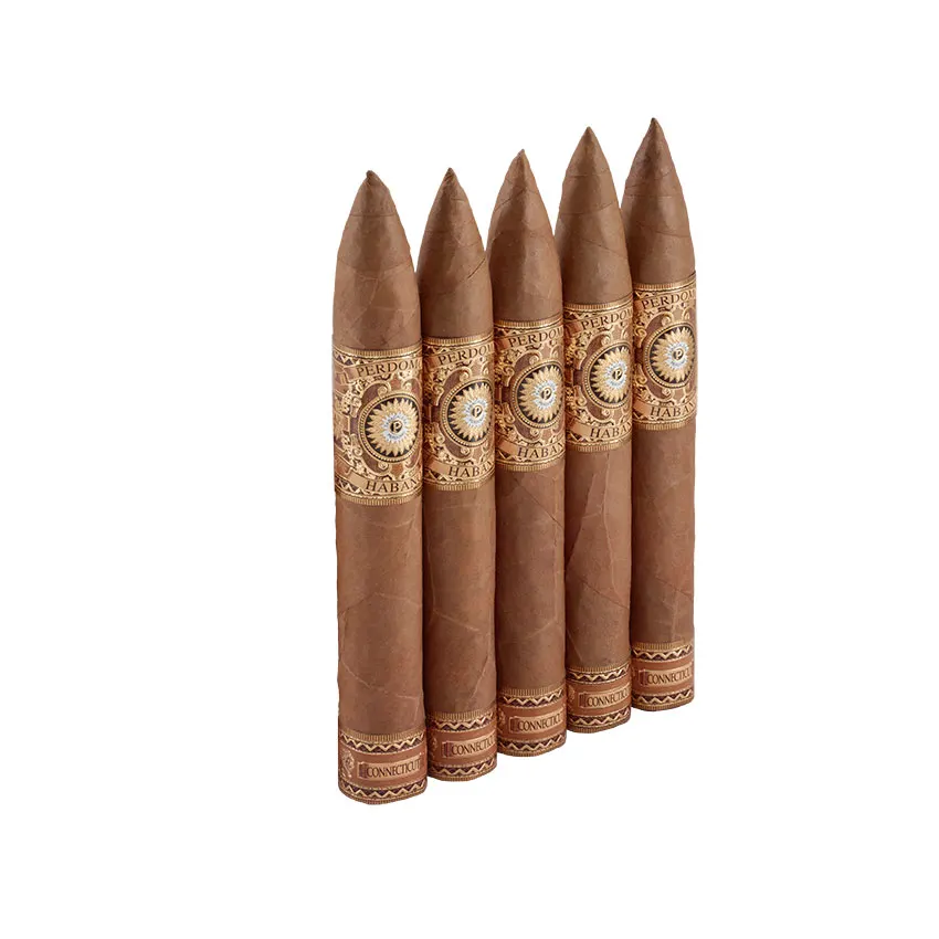 Perdomo Habano Connecticut Barrel Aged Torpedo Natural | Torpedo | Pack of 5