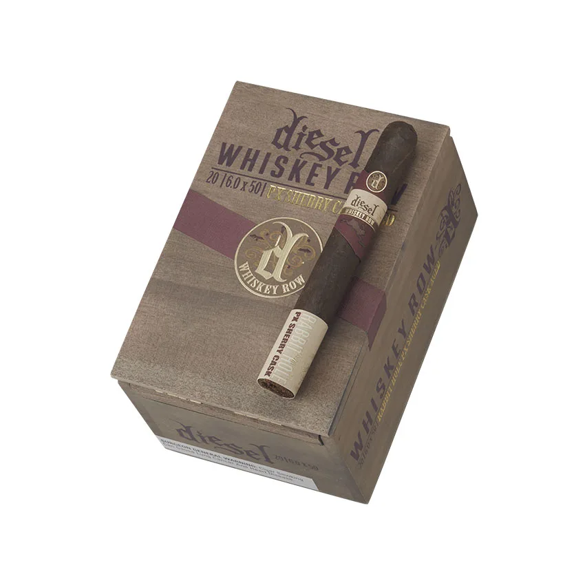 Diesel Whiskey Row PX Sherry Cask Aged Toro Maduro | Toro | Box of 20