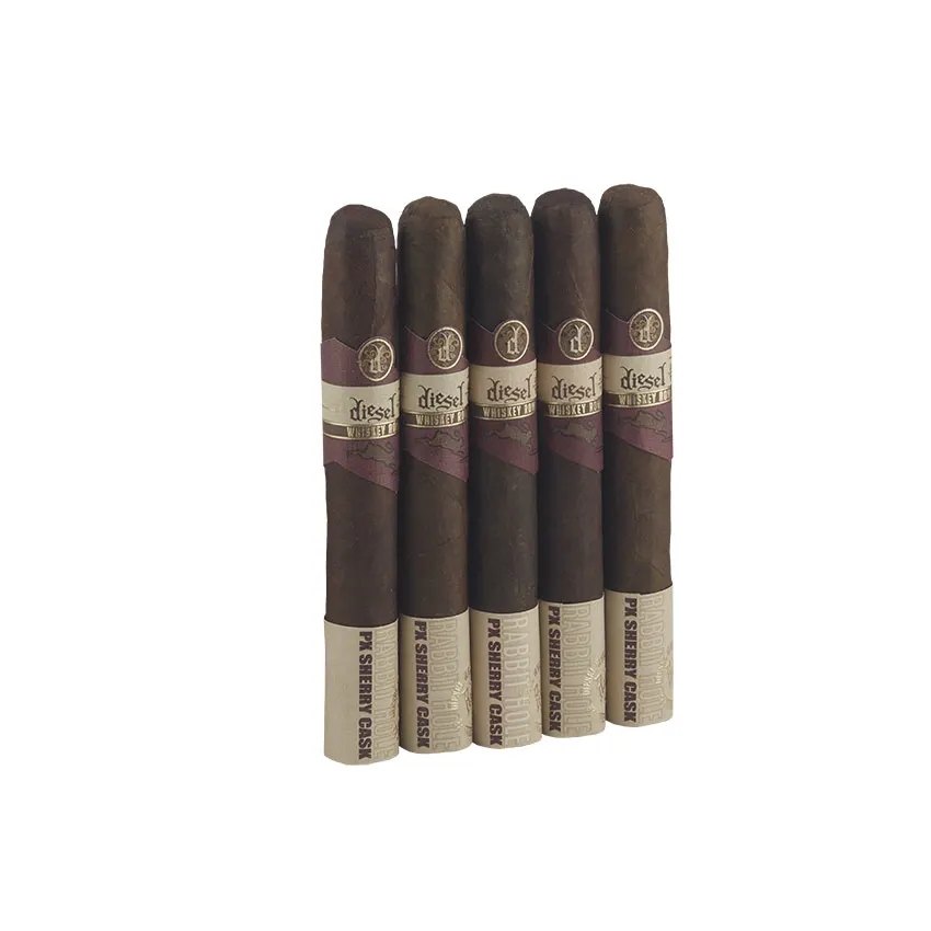 Diesel Whiskey Row PX Sherry Cask Aged Toro Maduro | Toro | Pack of 5