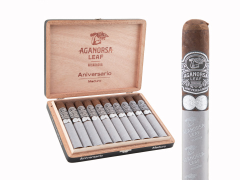 Aganorsa Leaf Aniversario Maduro Gran Toro Box-pressed - 10 Cigars