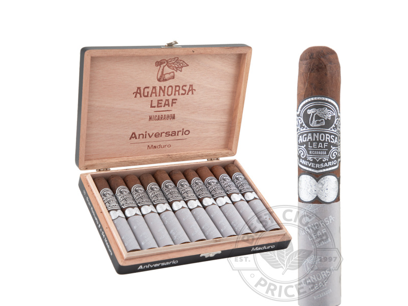 Aganorsa Leaf Aniversario Maduro Gran Robusto Box-pressed - 10 Cigars
