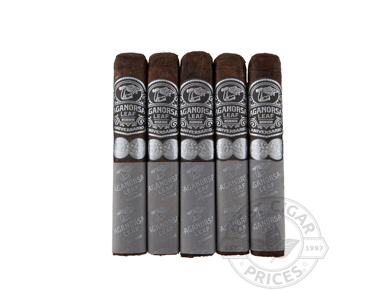Aganorsa Leaf Aniversario Maduro Gran Robusto Box-pressed - 5 Cigars