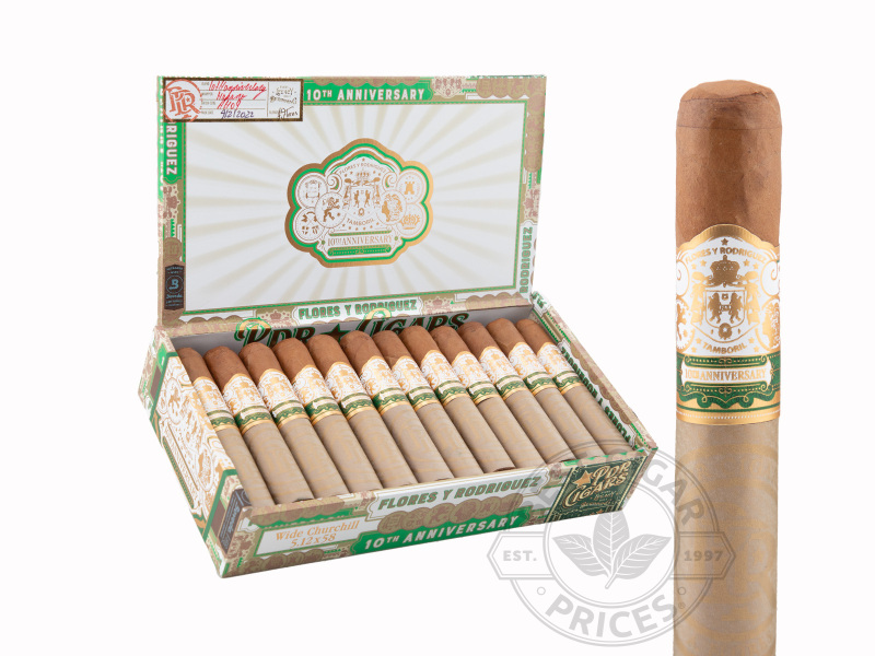 PDR Flores Y Rodriguez 10th Anniversary Reserva Limitada Wide Churchill - 24 Cigars