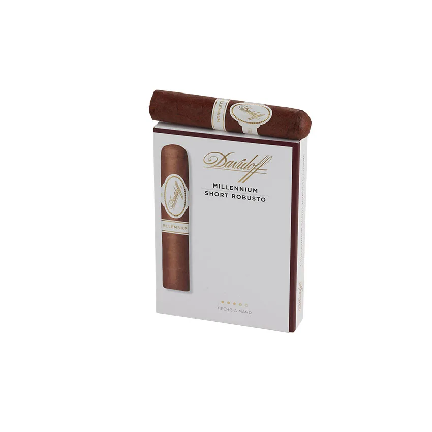 Davidoff Millennium Short Robusto Natural | Rothschild | Pack of 4