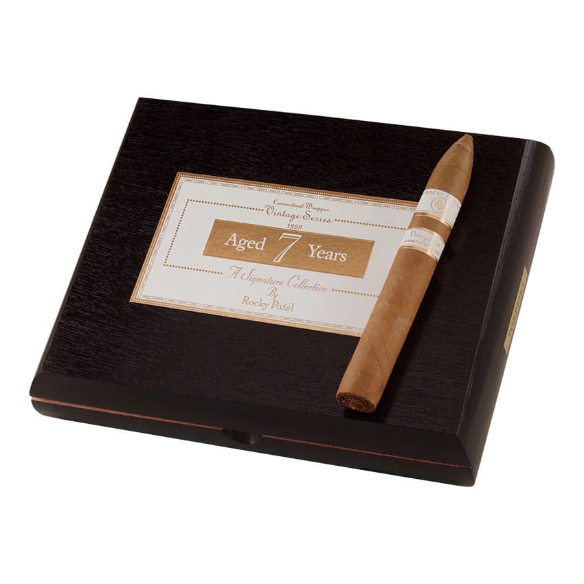 Rocky Patel Vintage Connecticut 1999 Torpedo Natural | Torpedo | Box of 20